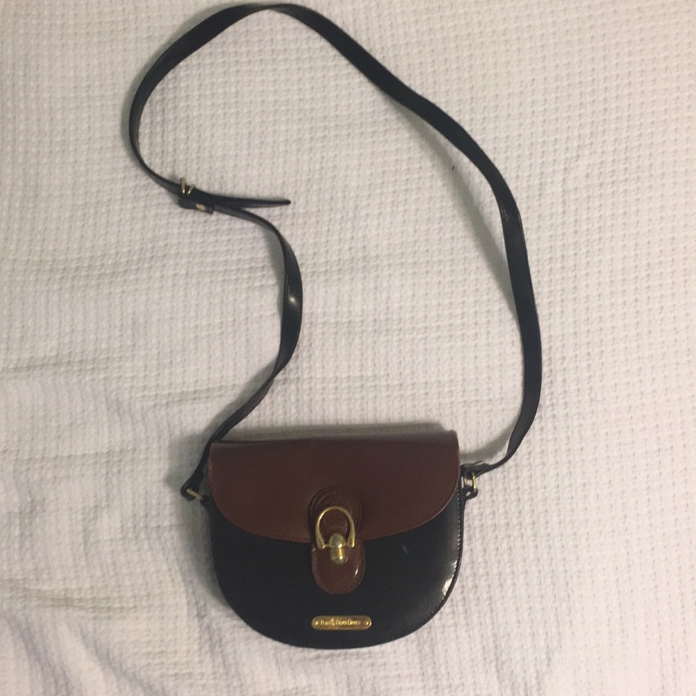 Polo Ralph Lauren Leather Saddle Bag